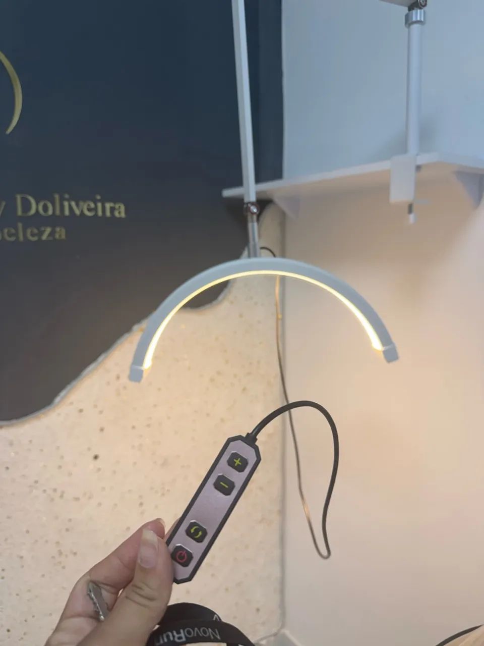 Luminária de balcão 