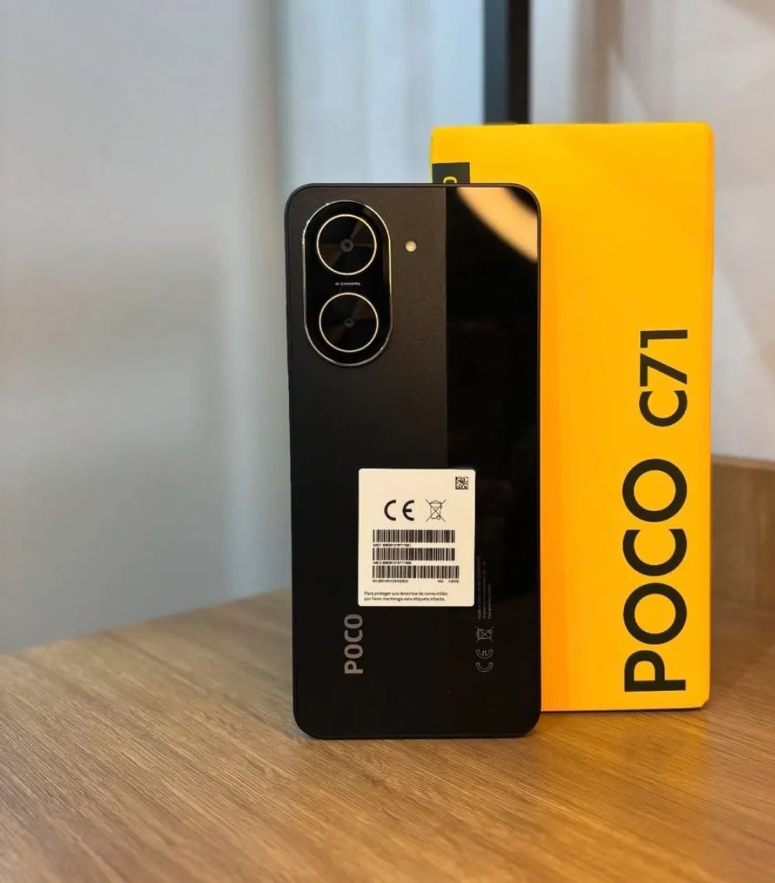 Smartphone Zero Novo Lacrado Global - Poco C-71 - preto 