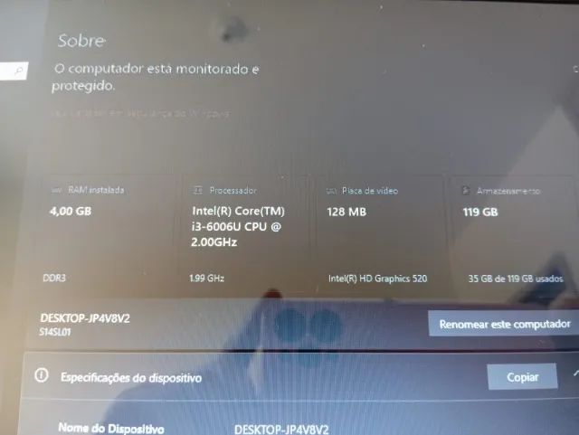 NOTEBOOK INTEL CORE i3, 4GB RAM, SSD120GB --> VENDO OU TROCO - Foto 2