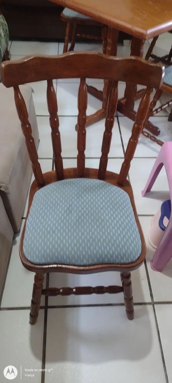 Mesa Quadrada de Madeira  - Foto 4