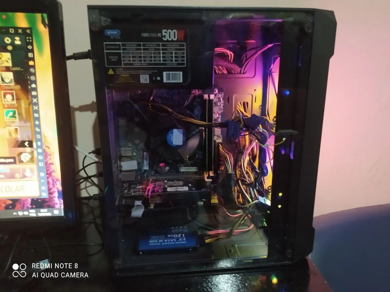 Pc Gamer básico completo,gabinete mini gamer  - Foto 2