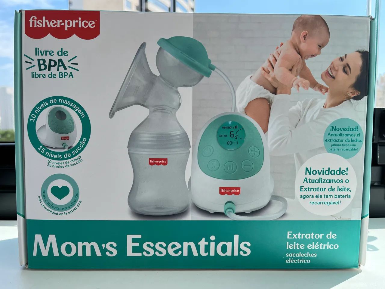 Extrator de leite elétrico - fisher price moms essentials - Foto 2