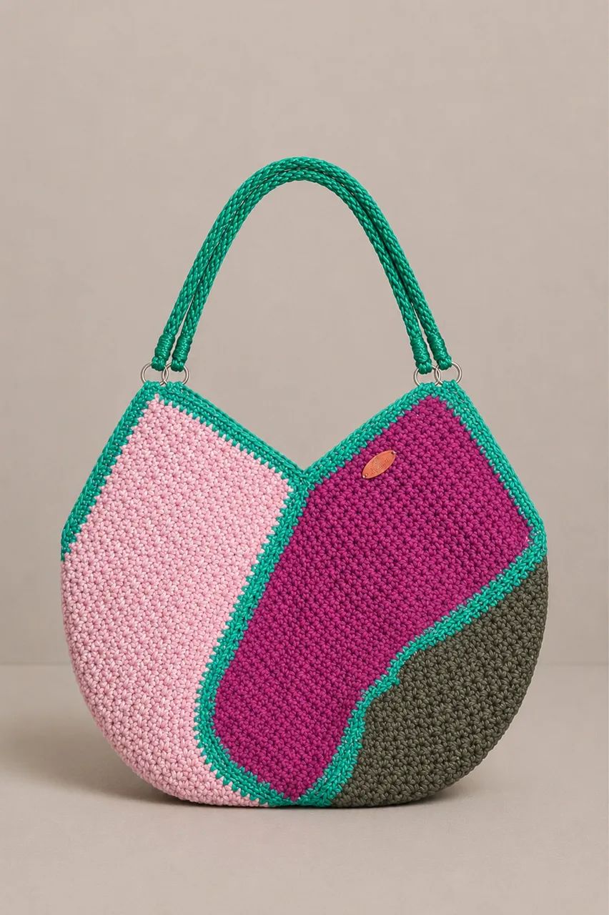 Bolsa De Crochê Artesanal