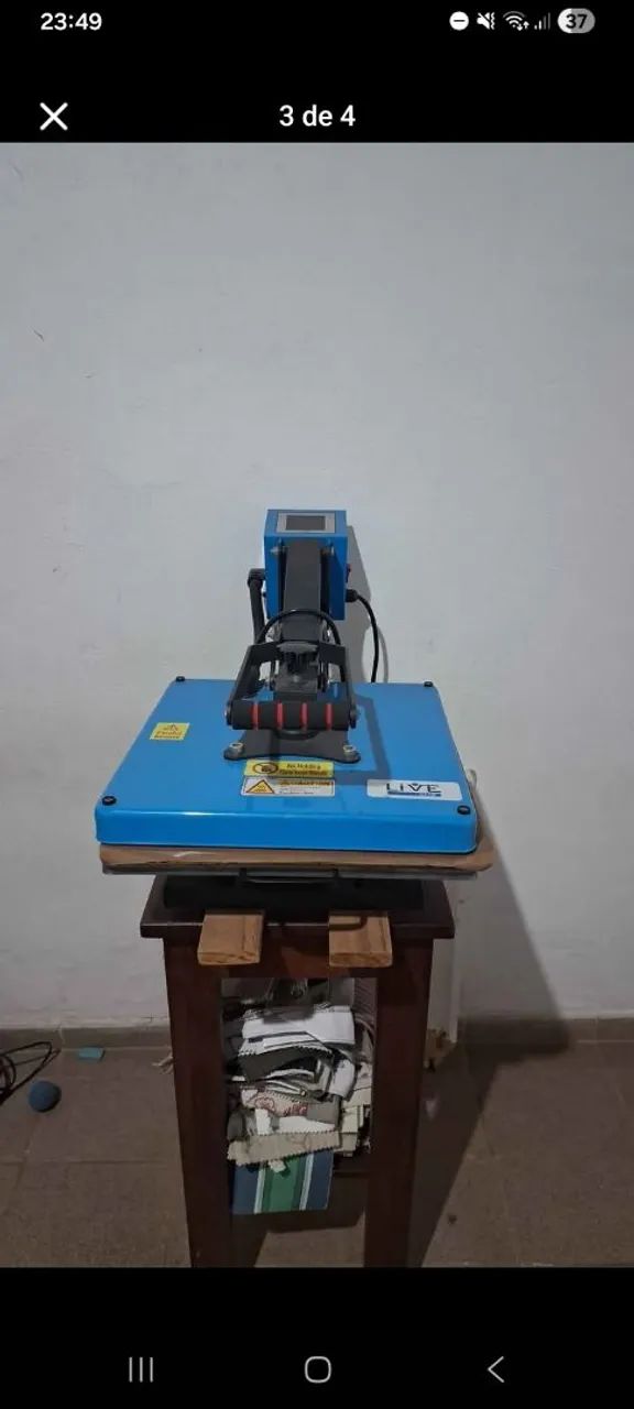 Prensa Térmica para Sublimação 38x38 - Foto 2