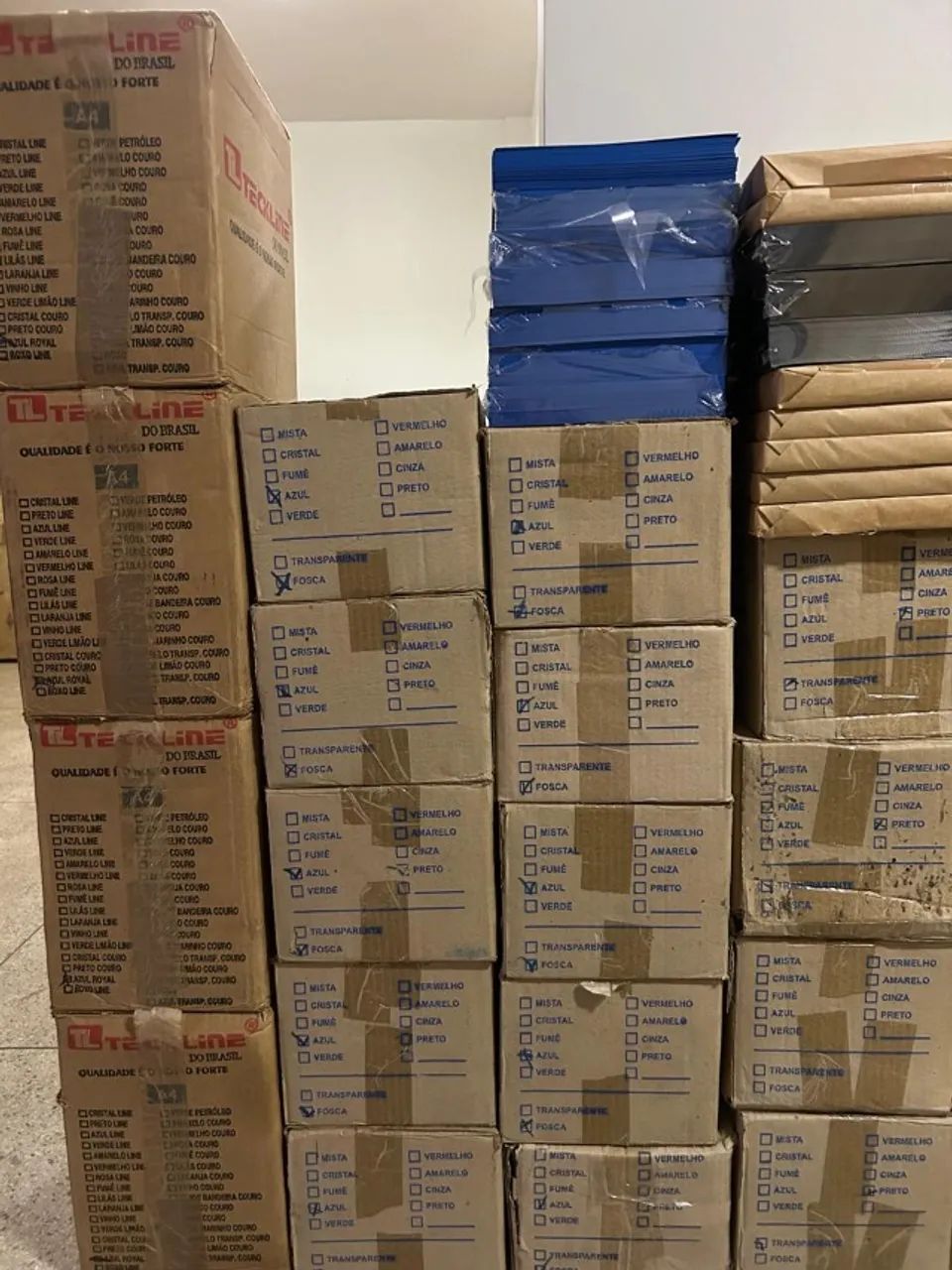 Estoque de Capas para encadernação e Espirais