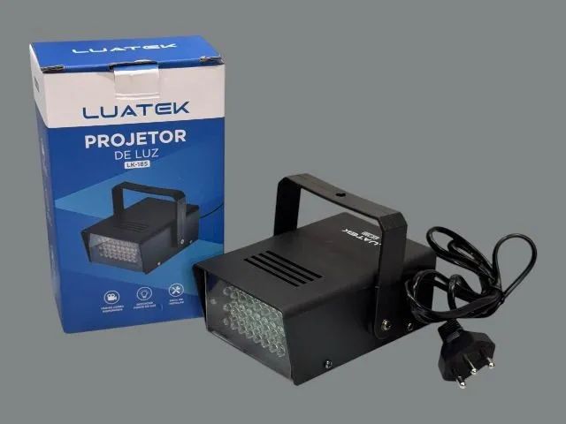 Strobo de LED Luatek - Iluminação para Balada, DJ e Eventos