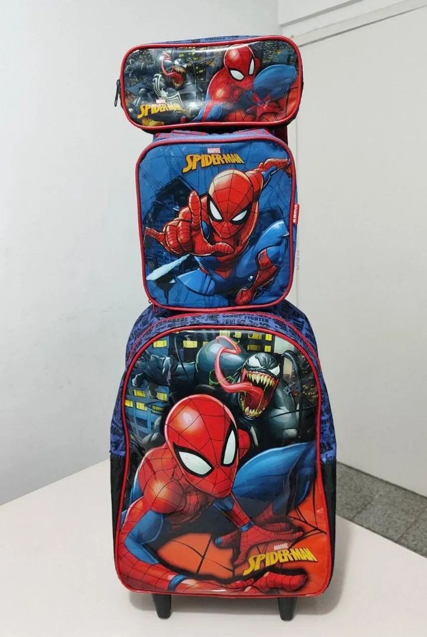 Bolsa escolar - Homem aranha 