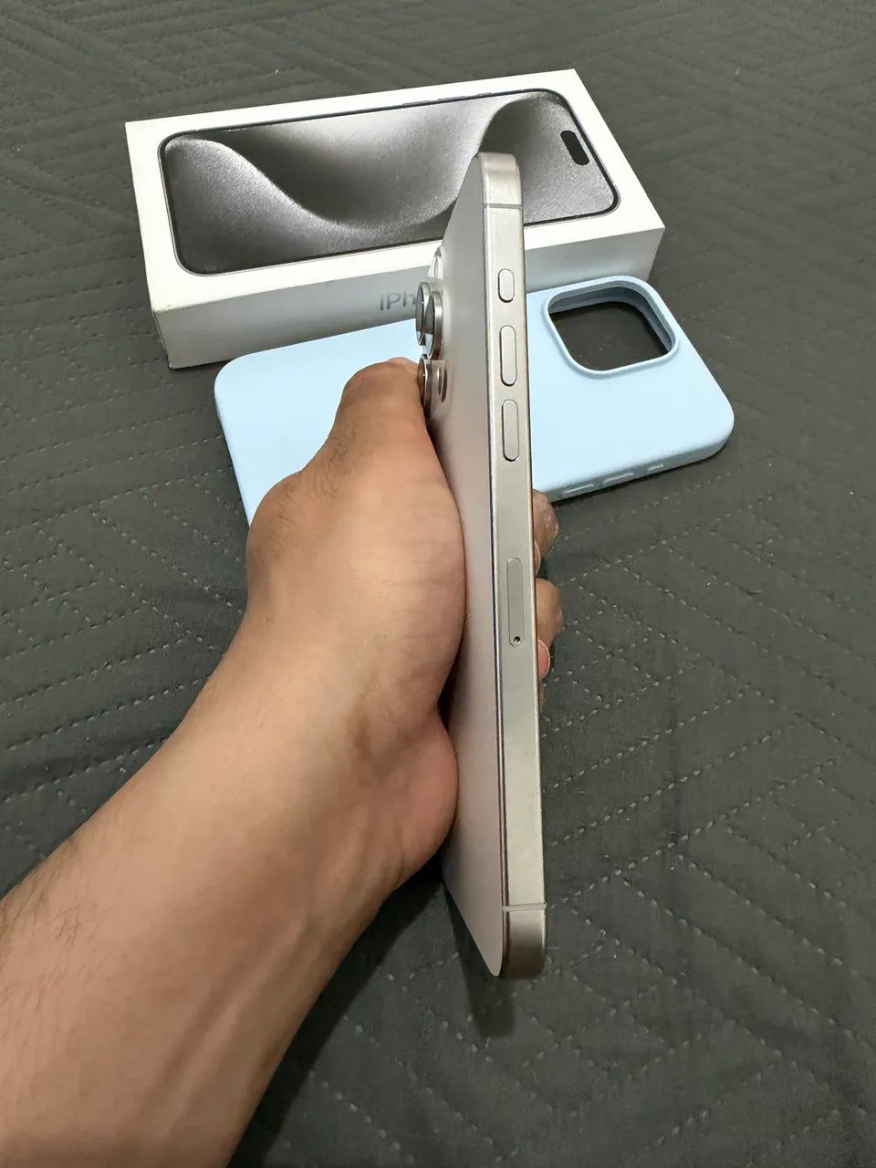 iPhone 15 pro max - 256gb - white titanium - Foto 5