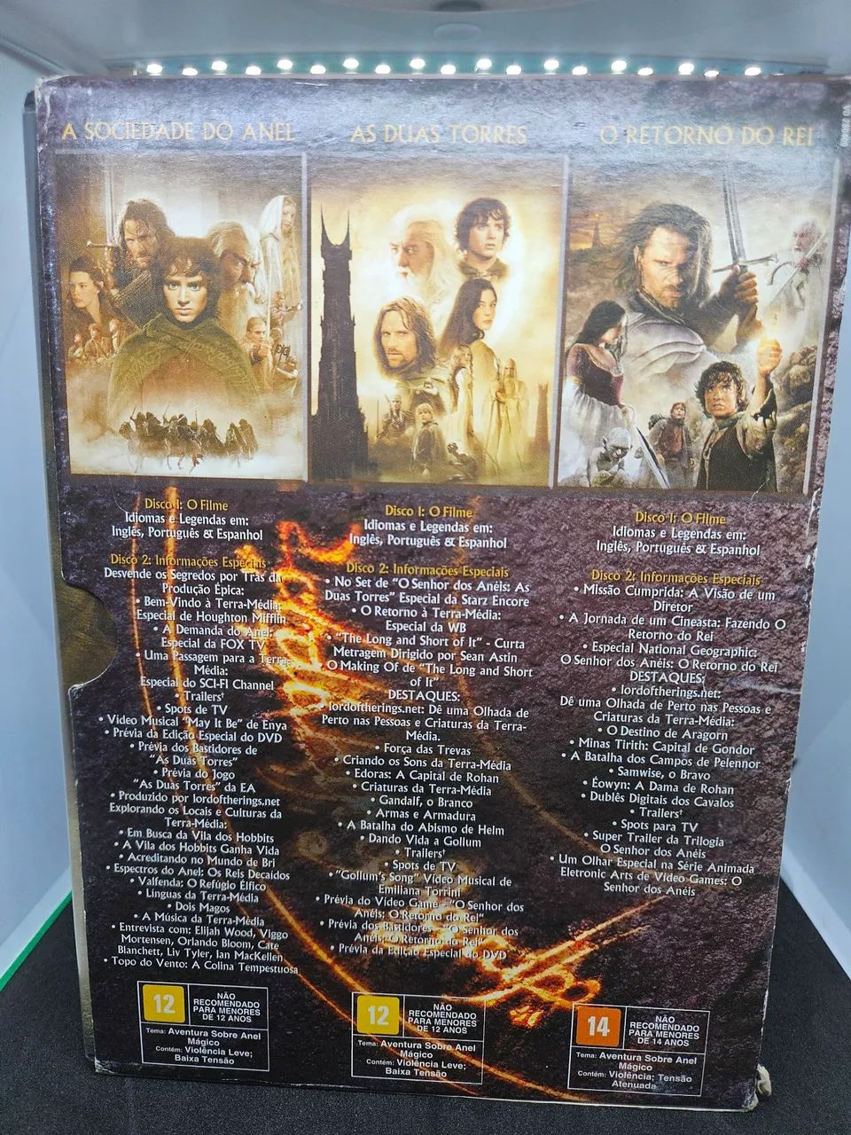 Box DVD Trilogia O Senhor dos Anéis 6 Discos - Foto 3