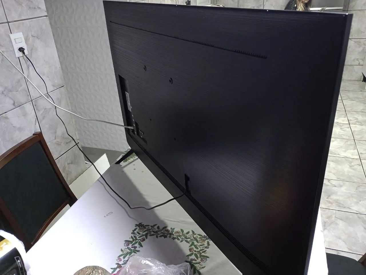 Tv Samsung 55 polegadas com a tela quebrada  - Foto 2