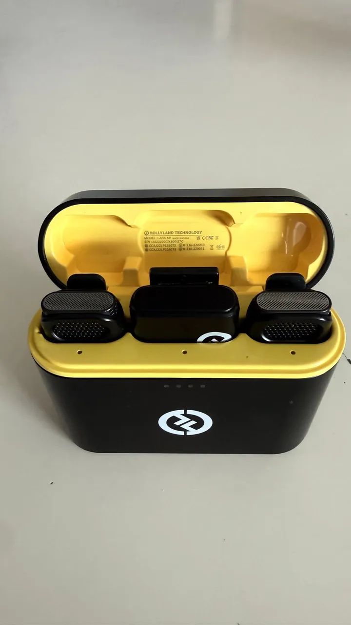 Microfone para celular e câmera profissional Hollyland
