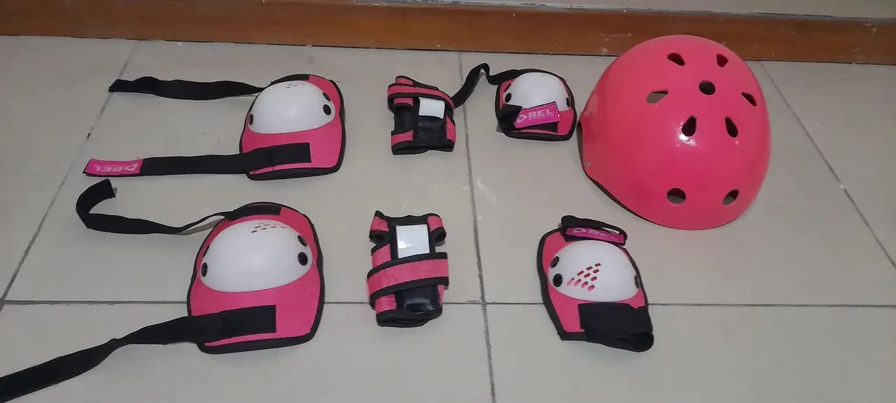 Kit de proteção rosa