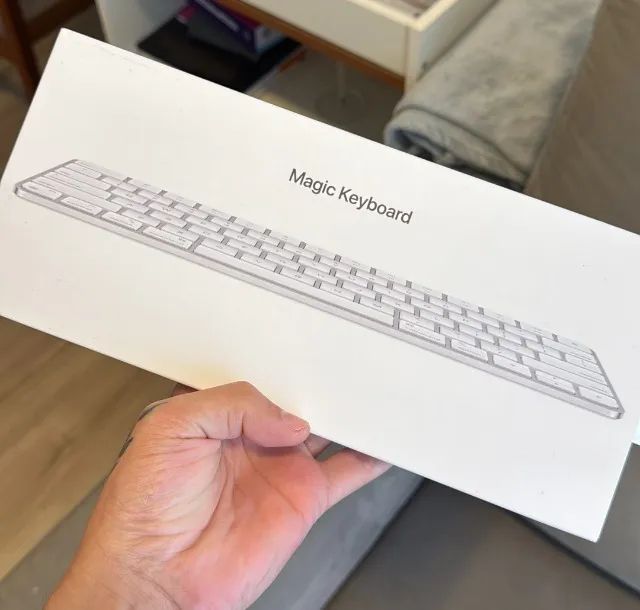 Magic Keyboard Apple original (MK2A3LL/A) - Branco - Pouco uso - Foto 2
