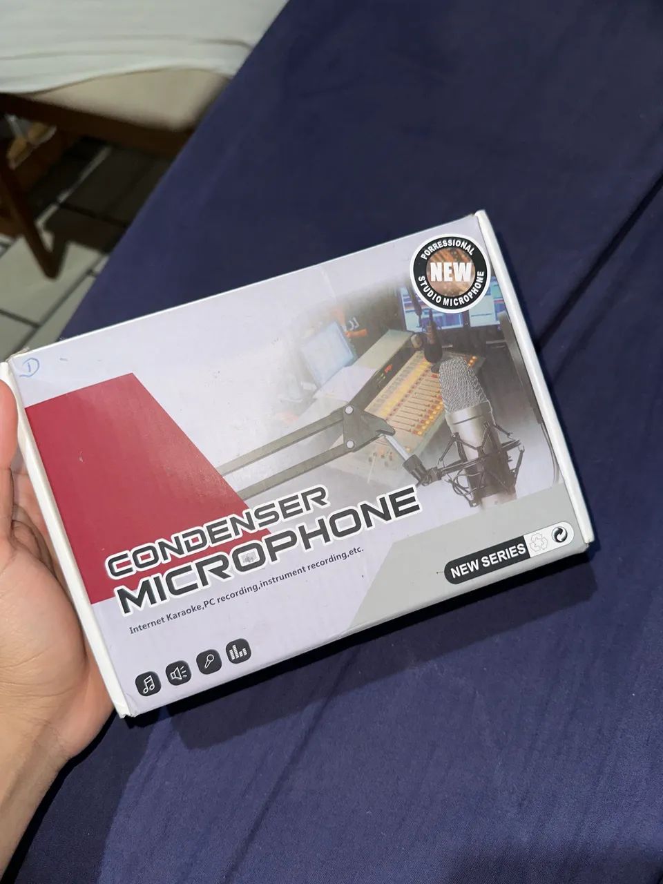 Microfone Condensador BM800 - NUNCA USADO - Foto 4