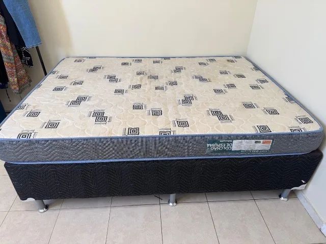 Cama box casal completa ( colchão 33D) - Foto 4