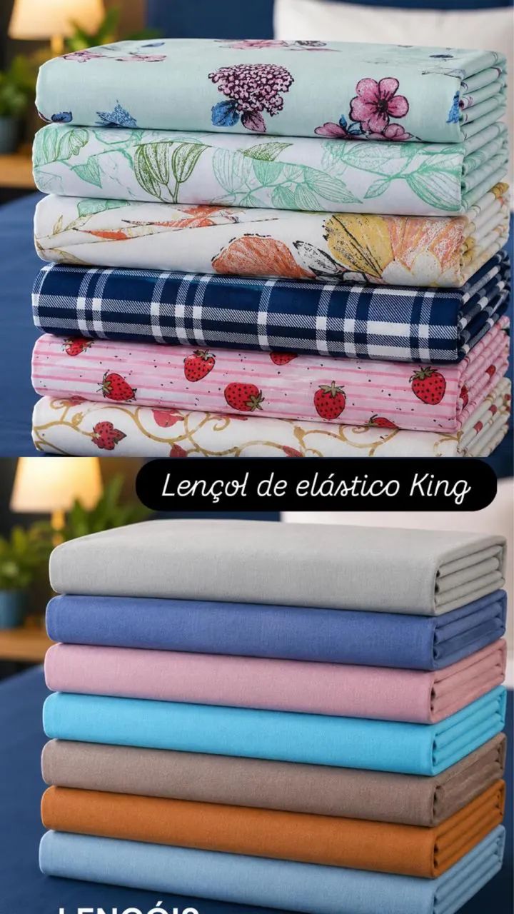 Lençol de elástico 100% no algodão, apartir de 90 reais - Foto 2