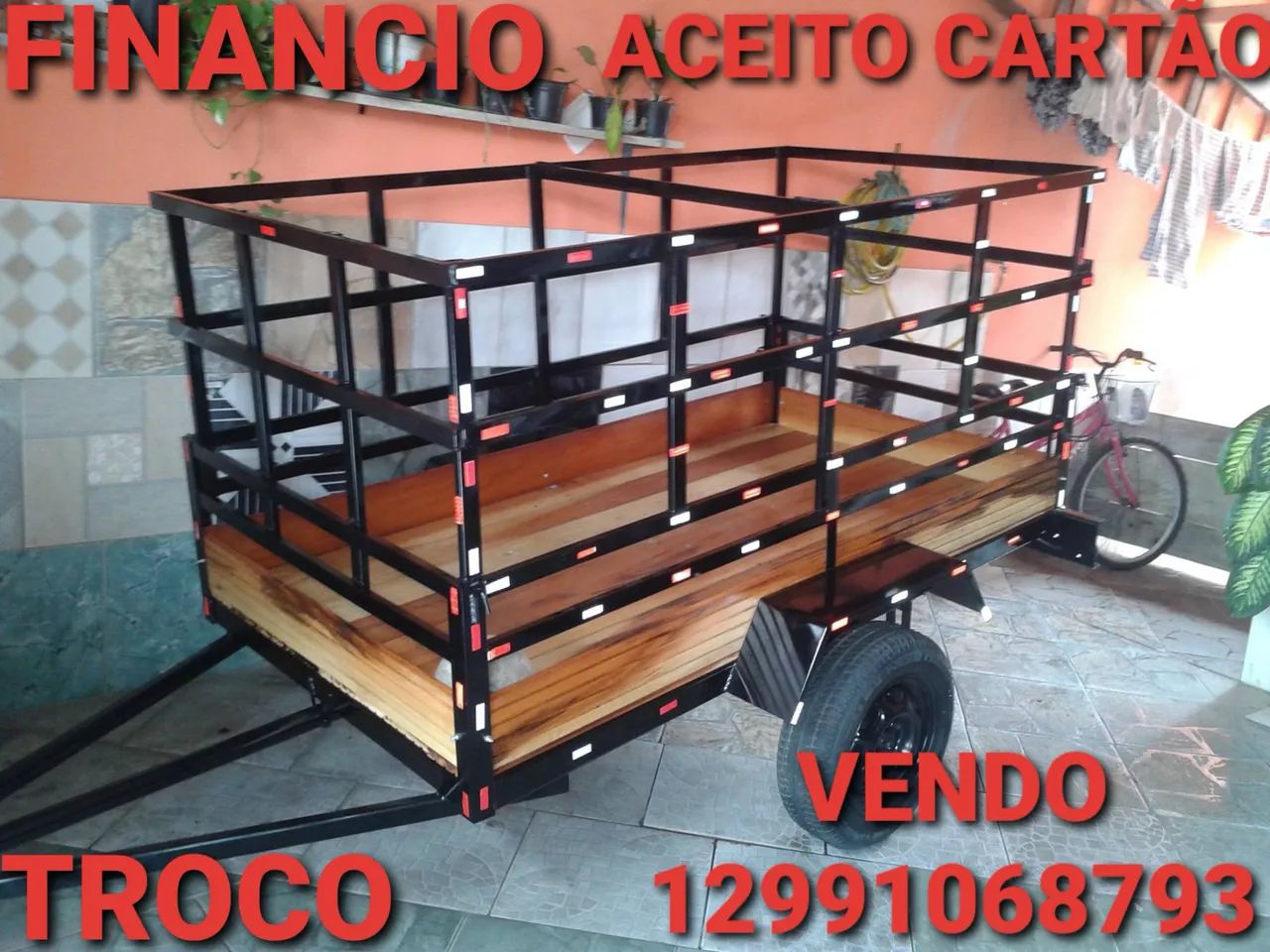 Vendo carretinha super reforçada  - Foto 2