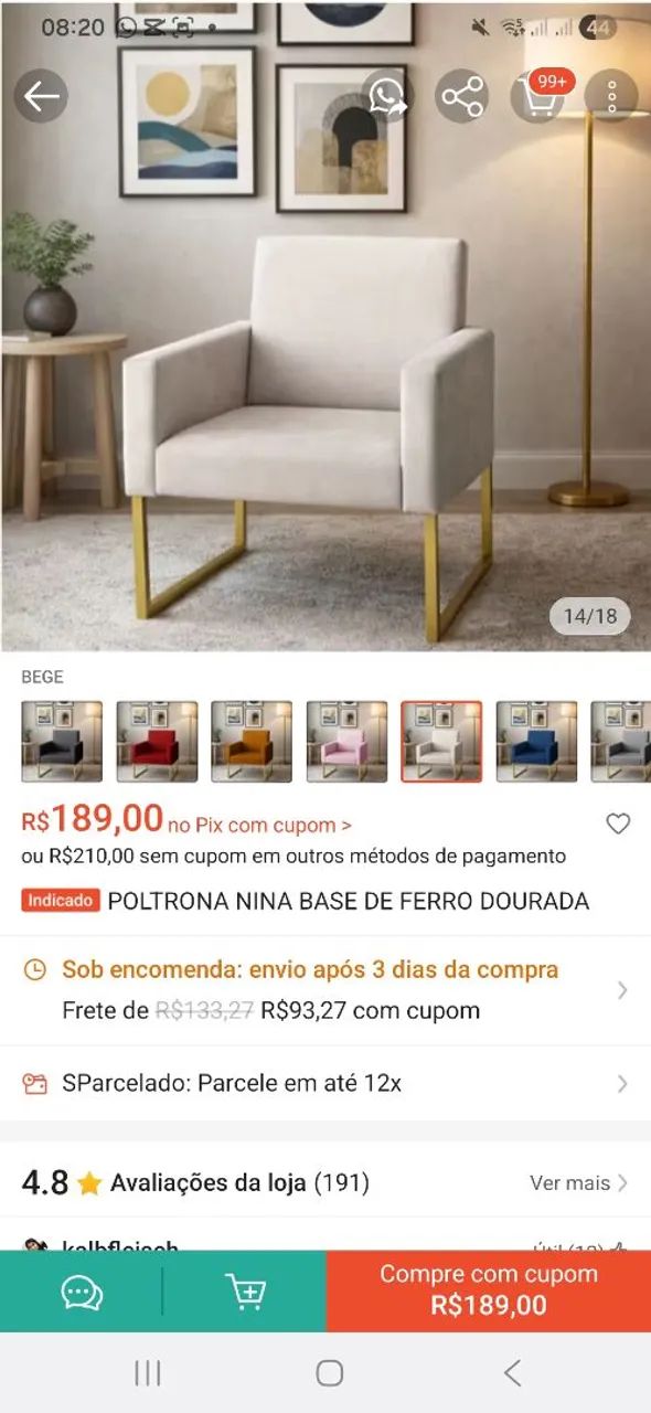Cadeira de espera  - Foto 3