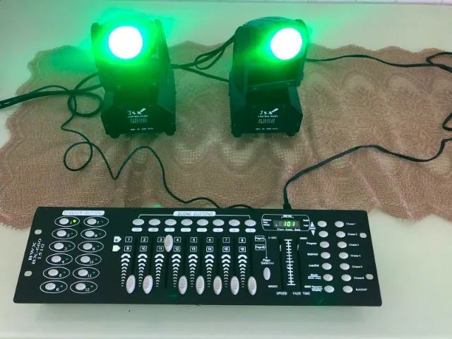 Mini moving + mesa dmx Iluminação DJ - Foto 4