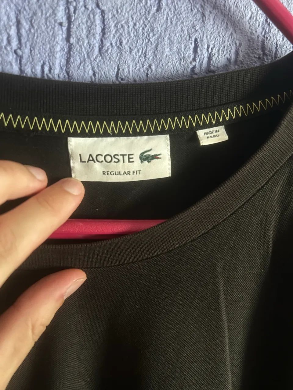 Camisa Lacoste Letreiro T6 - Foto 3