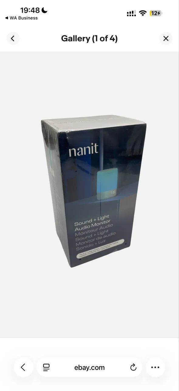 Ruido branco e luminária nanit nova - Foto 2
