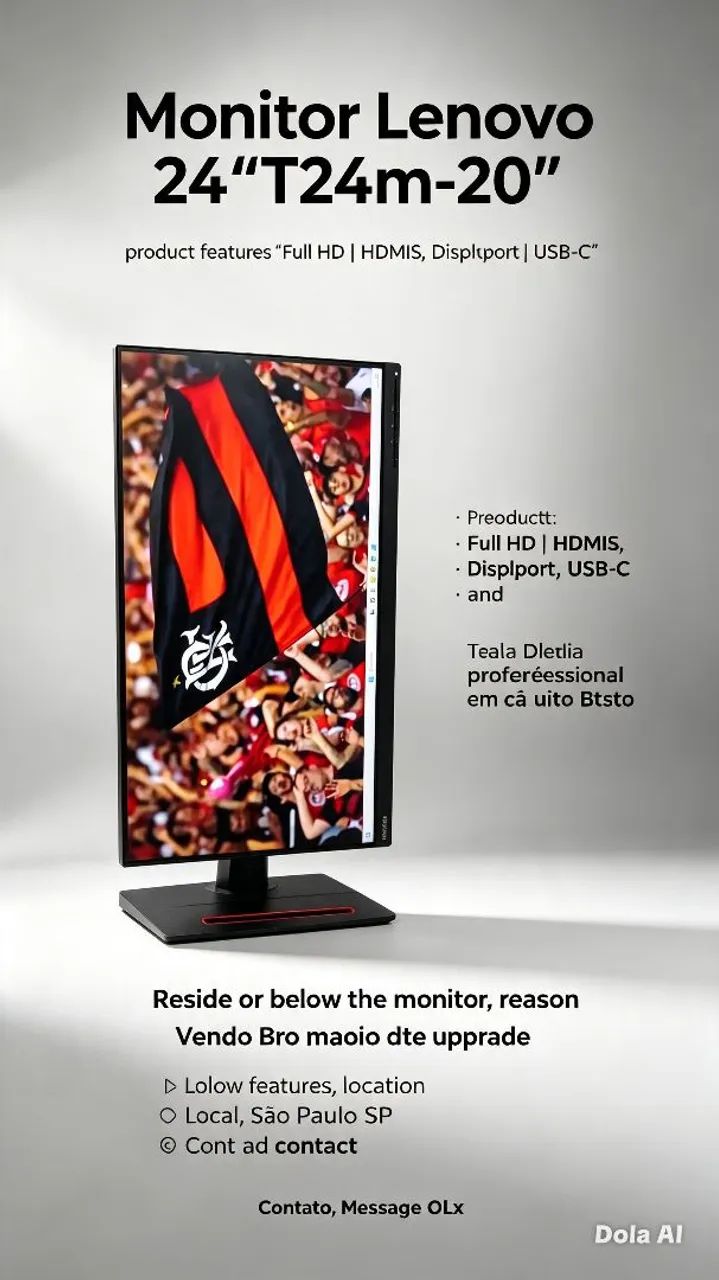 Monitor Lenovo 24"  - Foto 2