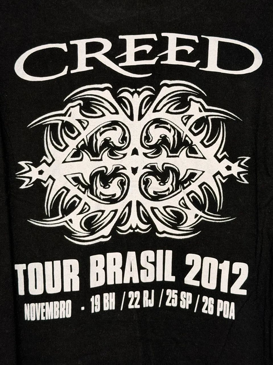 camiseta creed tour brasil 2012 g - Foto 3