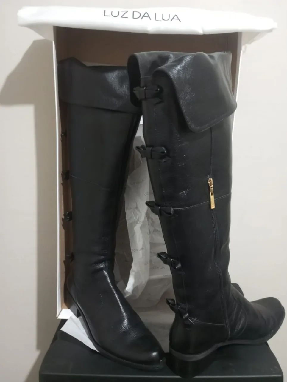 Bota Cano Longo Luz da Lua