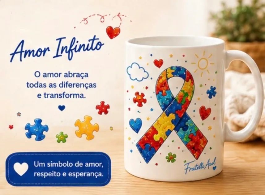 Canecas Autismo e Personalizados - Foto 4