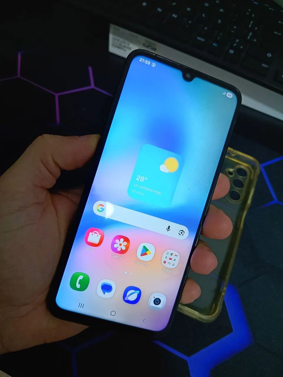 CELULAR SAMSUNG A05S 128GB + PELÍCULA + CAPA - Foto 3