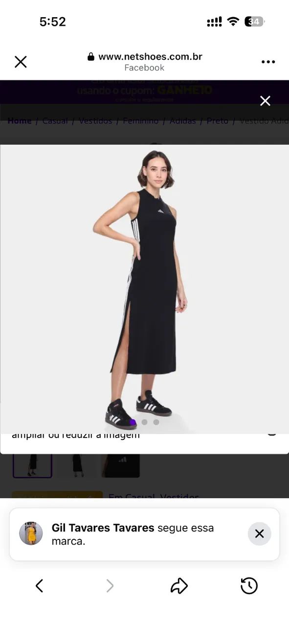 Vestido ADIDAS 