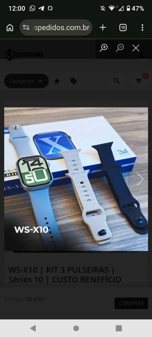 Smartwatch e digitais WZ  - Foto 2