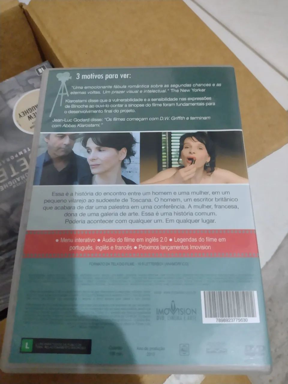 Dvd Cópia Fiel - Abbas Kiarostami . Juliette Binoche - Foto 2