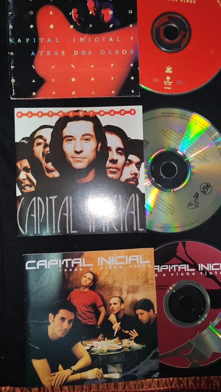 CDs Capital Inicial - Combo 3 álbuns 