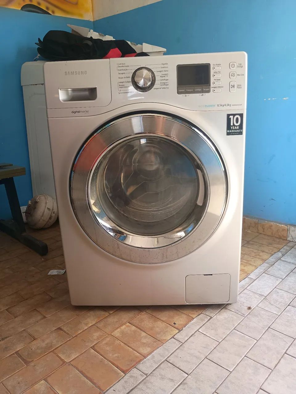 Samsung lava e seca ecobubble 8.5