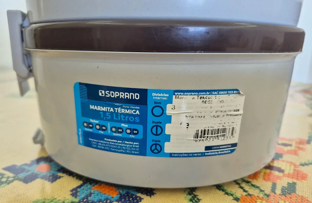 CONJUNTO DE MARMITAS TÉRMICAS  - Foto 3