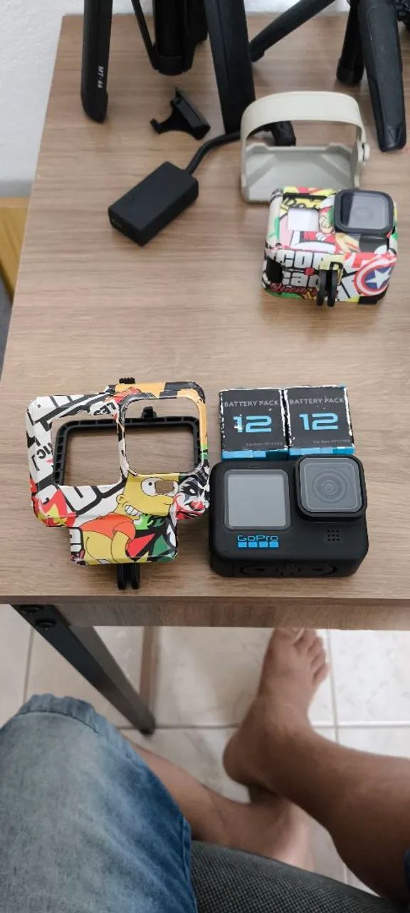 Vendo 2 Gopro Hero 8 Black e Hero 10 Black + acessórios 