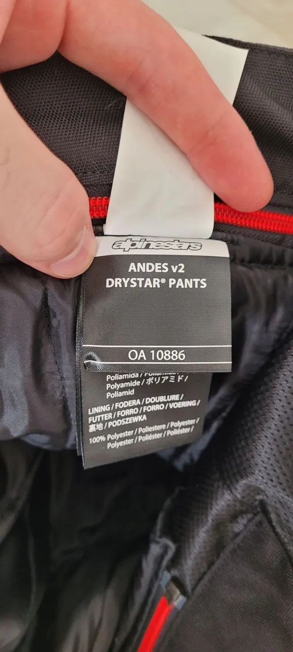 Calça Alpinestars Andes V2 Drystar XL - Estado de Nova - Foto 2