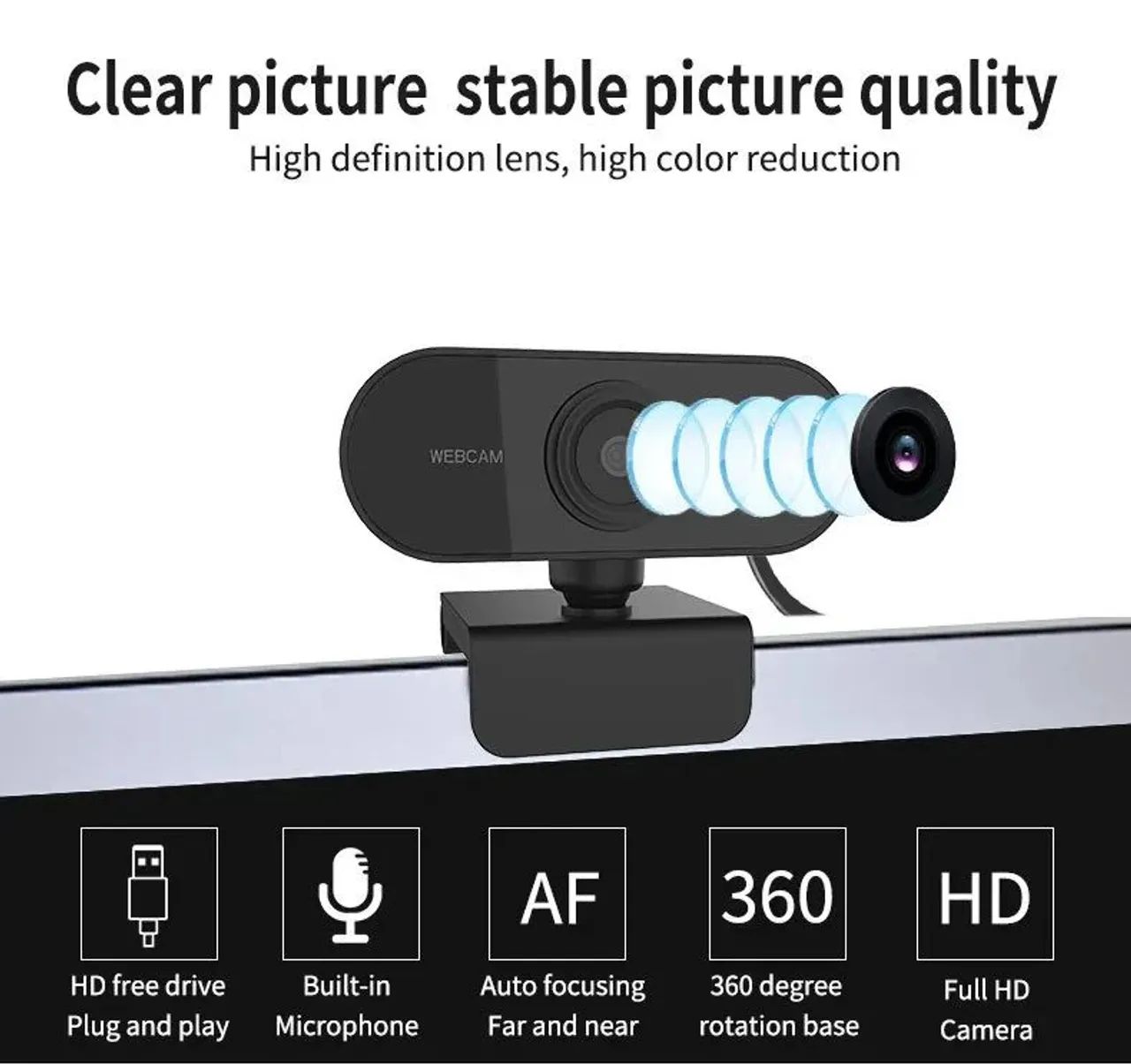 Webcam Full HD 1080p - Foto 3