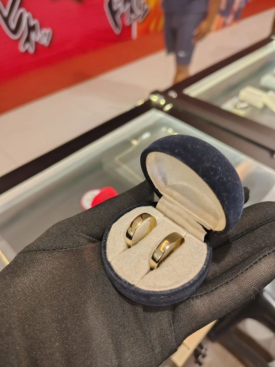 Aliança em ouro 18k - Foto 2
