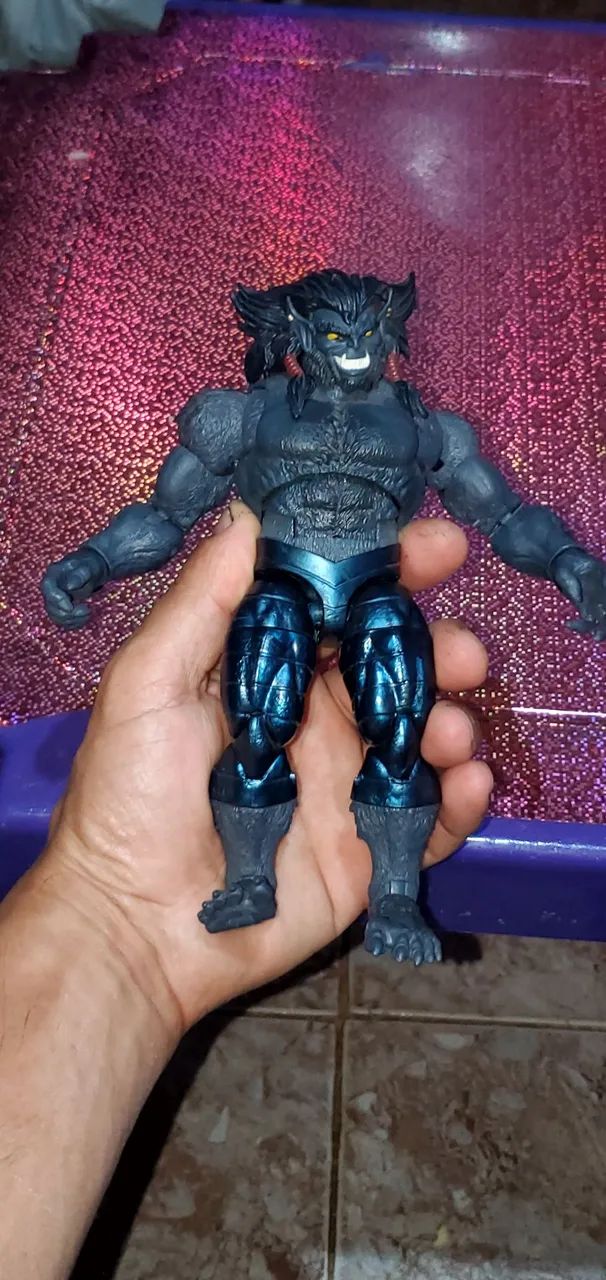 Fera negro marvel legends a era do apocalypse 