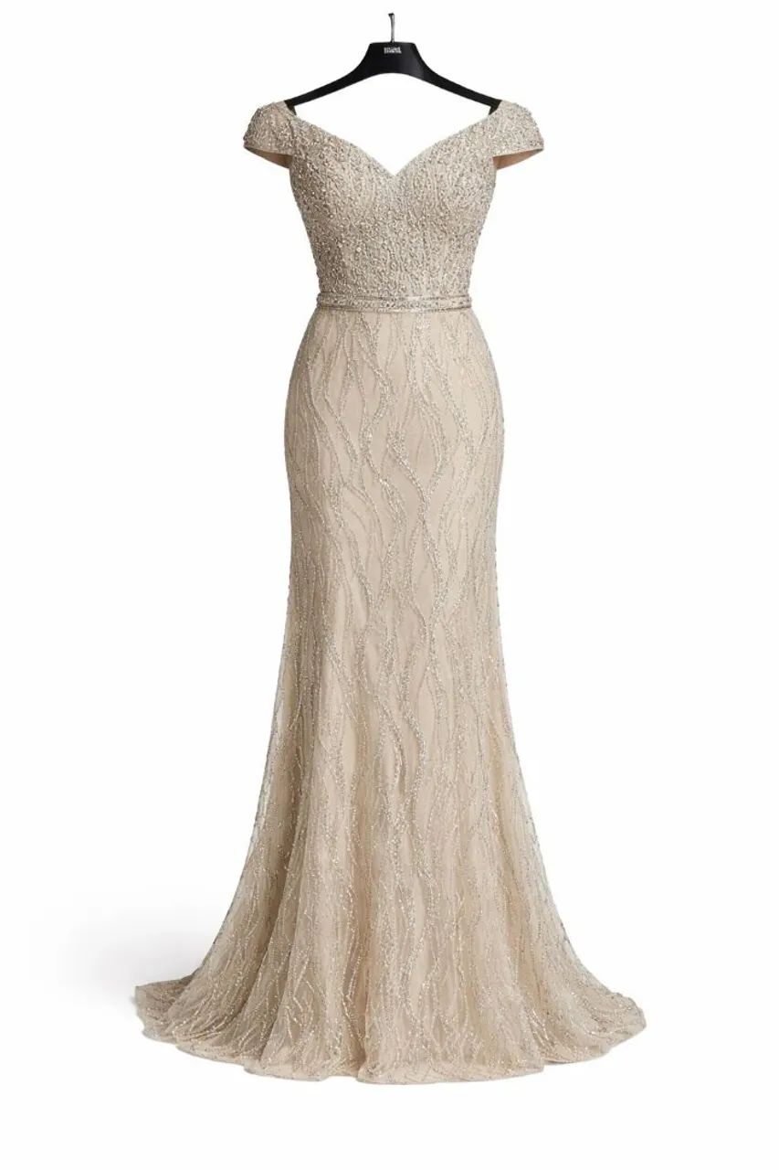 Vestido bege