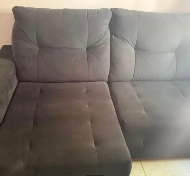 Sofa Cama azul marinho 2m - Foto 2