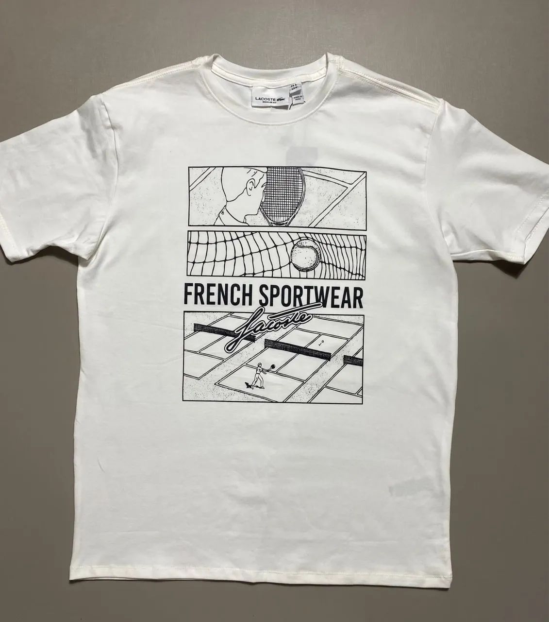 Camiseta French Sportswear Bege - Foto 4