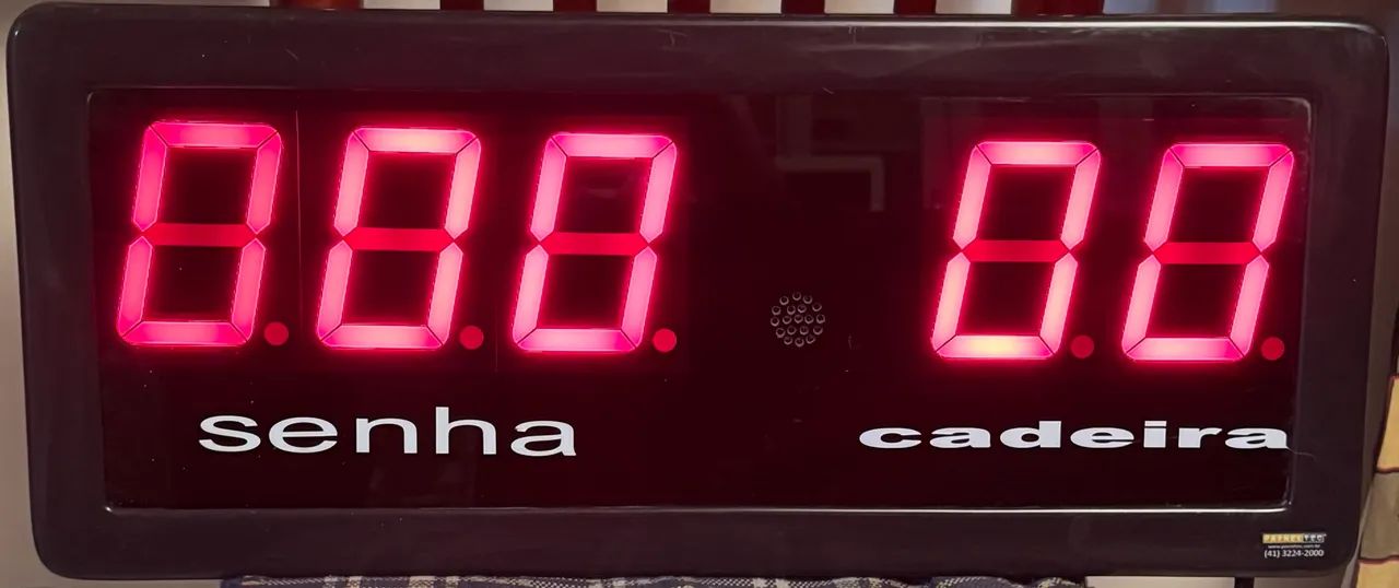 Painel de senha com teclado e impressora  - Foto 6