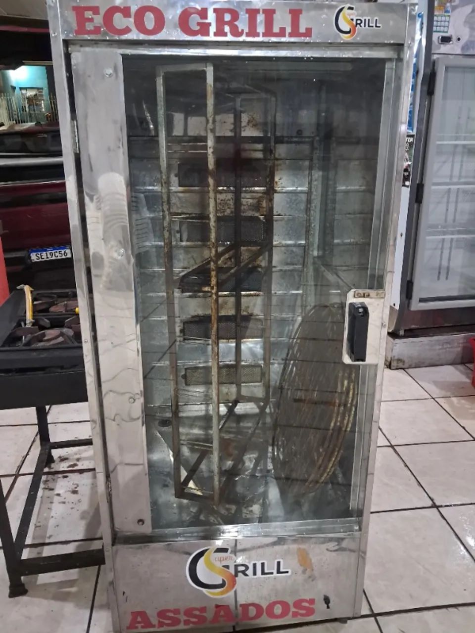 Máquina de assar frango e costela  - Foto 2