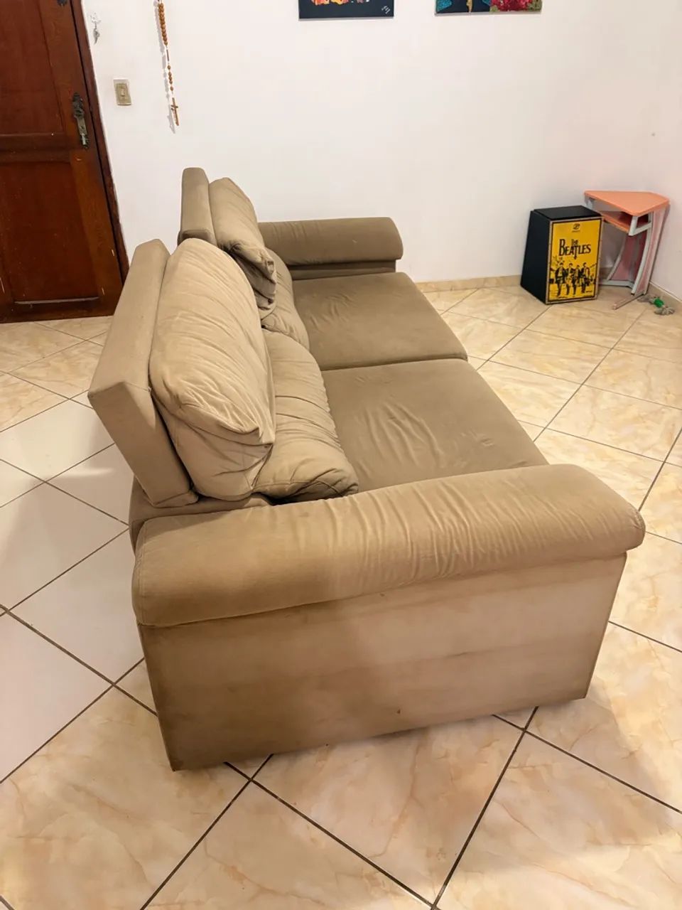 Sofá retrátil e reclinável 4 lugares - Foto 3