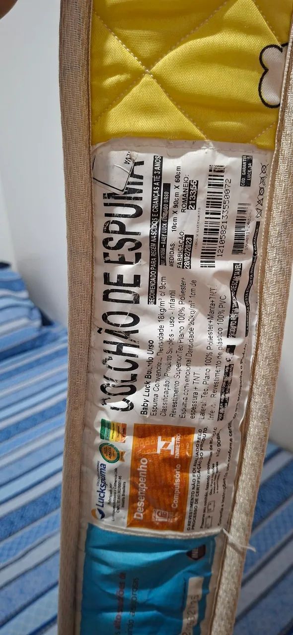 Colchão para mini berço 