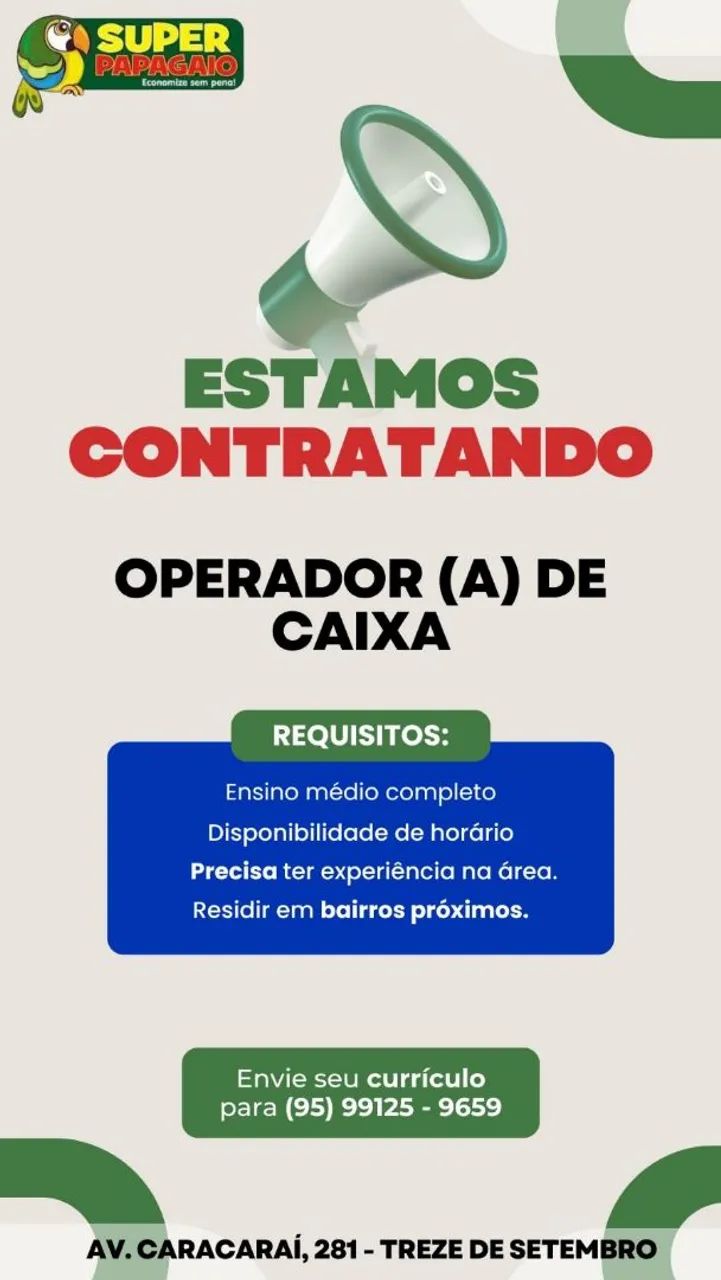 VAGAS DE EMPREGO DISPONÍVEIS.  - Foto 4