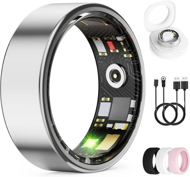 Smart Ring R11M Prata - Tamanho 9 | Na Caixa